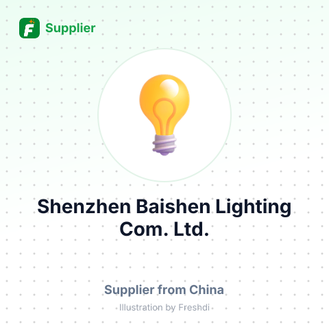 Shenzhen Baishen Lighting Com.,Ltd. – summary card, no photo uploaded yet