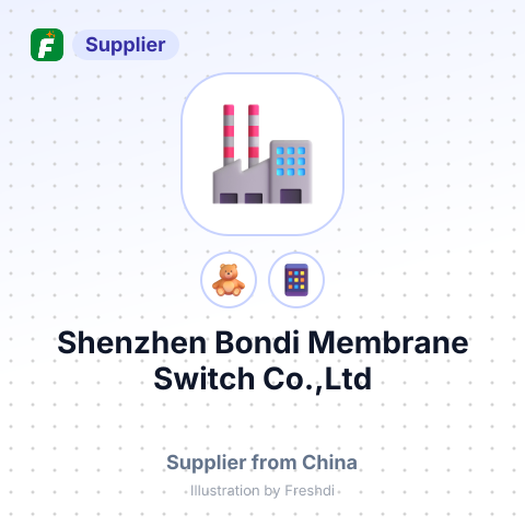 Shenzhen Bondi Membrane Switch Co.,Ltd – summary card, no photo uploaded yet