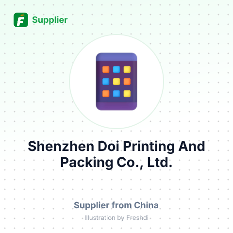 Shenzhen Doi Printing And Packing Co., Ltd. – summary card, no photo uploaded yet