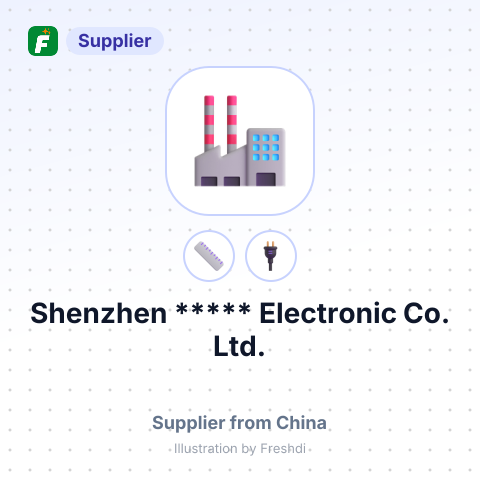 Shenzhen ***** Electronic Co., Ltd. – summary card, no photo uploaded yet