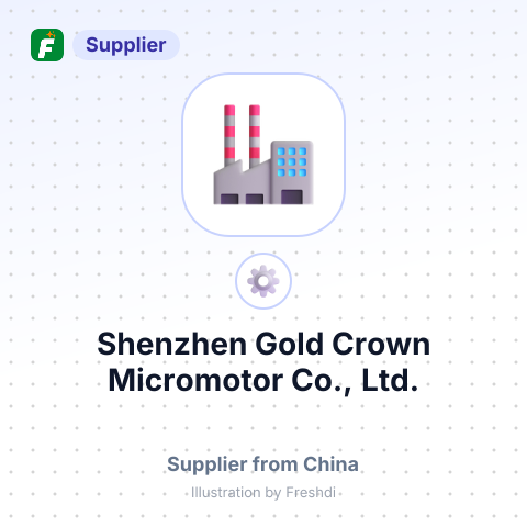 Shenzhen Gold Crown Micromotor Co., Ltd. – summary card, no photo uploaded yet