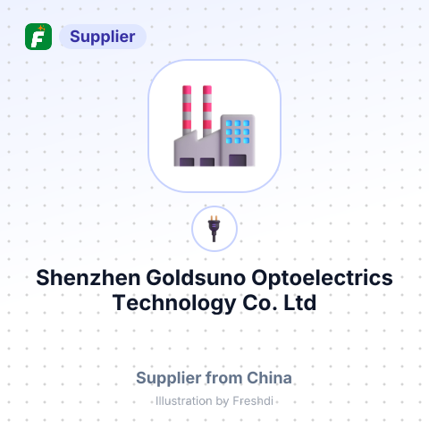 Shenzhen Goldsuno Optoelectrics Technology Co.,Ltd – summary card, no photo uploaded yet