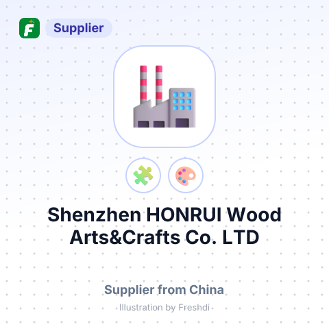 Shenzhen HONRUI Wood Arts&Crafts Co., LTD – summary card, no photo uploaded yet