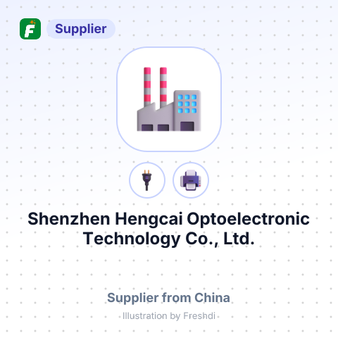 Shenzhen Hengcai Optoelectronic Technology Co., Ltd. – summary card, no photo uploaded yet