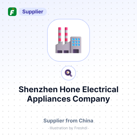 Shenzhen Hone Electrical Appliances Company – summary card, no photo uploaded yet