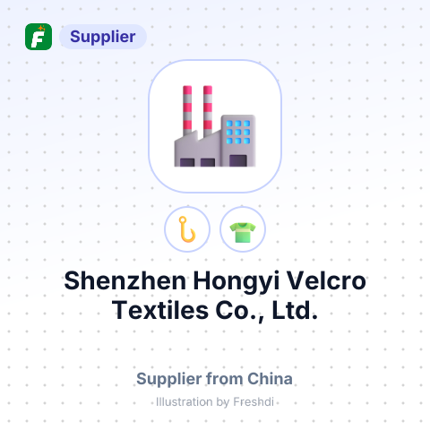 Shenzhen Hongyi Velcro Textiles Co., Ltd. – summary card, no photo uploaded yet