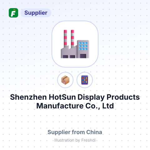 Shenzhen HotSun Display Products Manufacture Co., Ltd – summary card, no photo uploaded yet