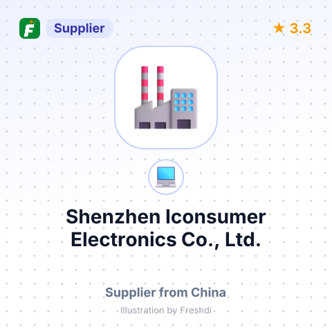 Shenzhen Iconsumer Electronics Co., Ltd. – summary card, no photo uploaded yet