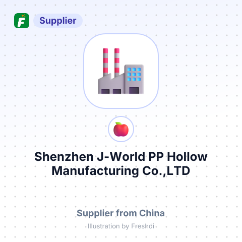 Shenzhen J-World PP Hollow Manufacturing Co.,LTD – summary card, no photo uploaded yet