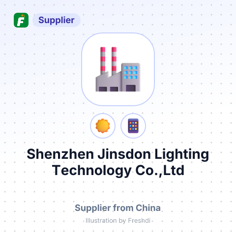 Shenzhen Jinsdon Lighting Technology Co.,Ltd – summary card, no photo uploaded yet