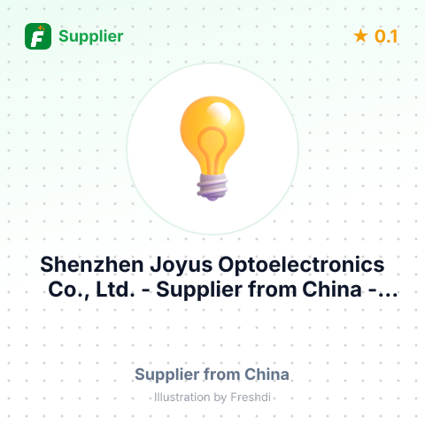 Shenzhen Joyus Optoelectronics Co., Ltd.  – summary card, no photo uploaded yet
