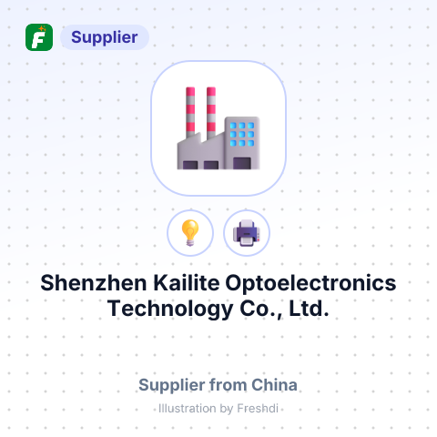 Shenzhen Kailite Optoelectronics Technology Co., Ltd. – summary card, no photo uploaded yet