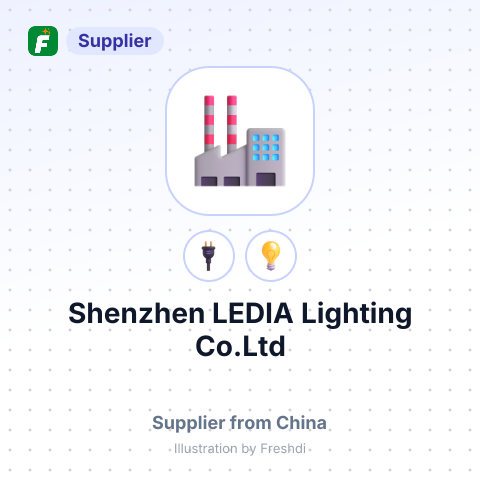 Shenzhen LEDIA Lighting Co.Ltd – summary card, no photo uploaded yet
