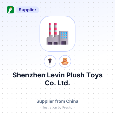 Shenzhen Levin Plush Toys Co., Ltd. – summary card, no photo uploaded yet