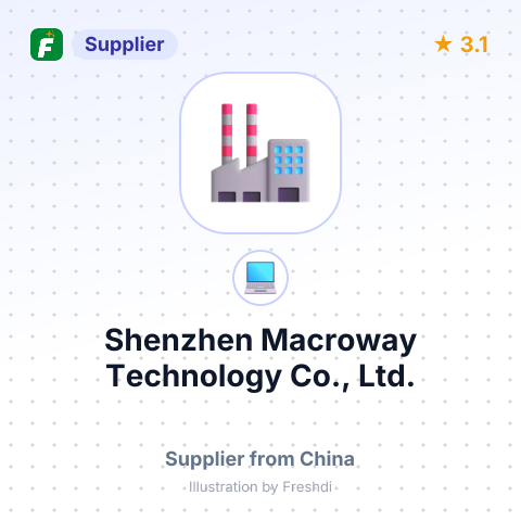 Shenzhen Macroway Technology Co., Ltd. – summary card, no photo uploaded yet