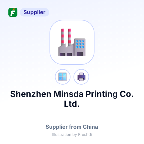 Shenzhen Minsda Printing Co., Ltd. – summary card, no photo uploaded yet