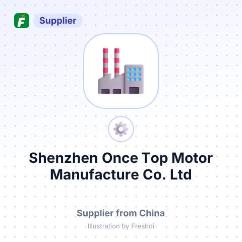 Shenzhen Once Top Motor Manufacture Co., Ltd – summary card, no photo uploaded yet