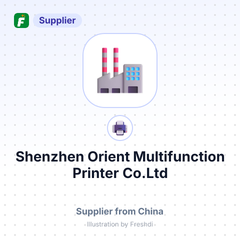 Shenzhen Orient Multifunction Printer Co.Ltd – summary card, no photo uploaded yet