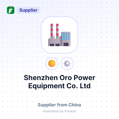 Shenzhen Oro Power Equipment Co., Ltd – summary card, no photo uploaded yet