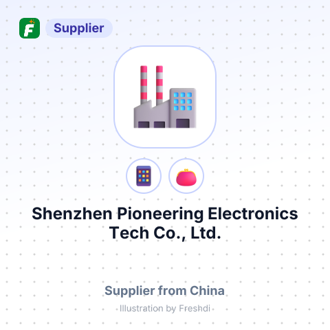 Shenzhen Pioneering Electronics Tech Co., Ltd. – summary card, no photo uploaded yet
