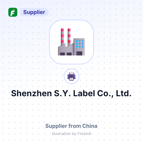 Shenzhen S.Y. Label Co., Ltd. – summary card, no photo uploaded yet