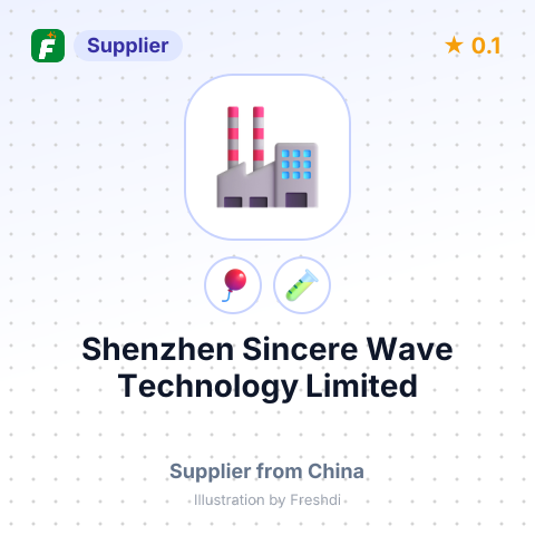 Shenzhen Sincere Wave Technology Limited – summary card, no photo uploaded yet