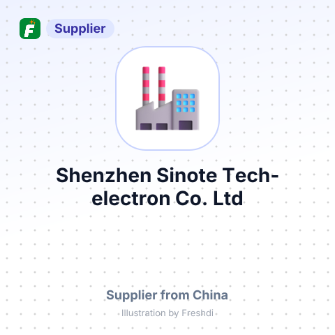 Shenzhen Sinote Tech-electron Co., Ltd – summary card, no photo uploaded yet