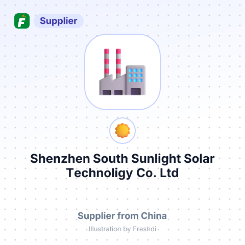 Shenzhen South Sunlight Solar Technoligy Co.,Ltd – summary card, no photo uploaded yet