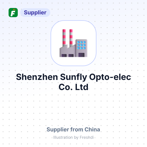 Shenzhen Sunfly Opto-elec Co.,Ltd – summary card, no photo uploaded yet