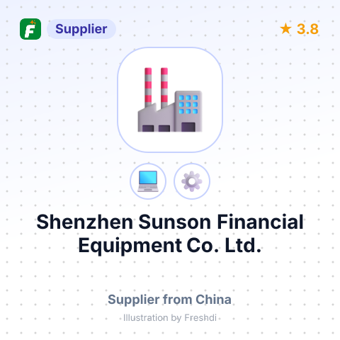 Shenzhen Sunson Financial Equipment Co., Ltd. – summary card, no photo uploaded yet