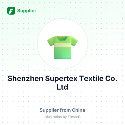 Shenzhen Supertex Textile Co., Ltd – summary card, no photo uploaded yet