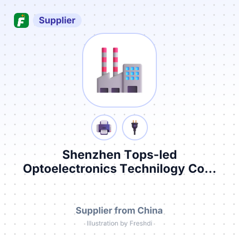 Shenzhen Tops-led Optoelectronics Technilogy Co... – summary card, no photo uploaded yet