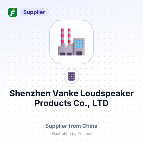 Shenzhen Vanke Loudspeaker Products Co., LTD – summary card, no photo uploaded yet