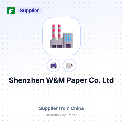 Shenzhen W&M Paper Co.,Ltd – summary card, no photo uploaded yet