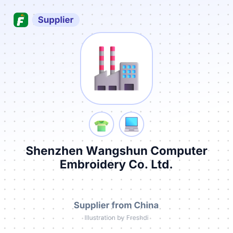 Shenzhen Wangshun Computer Embroidery Co., Ltd. – summary card, no photo uploaded yet