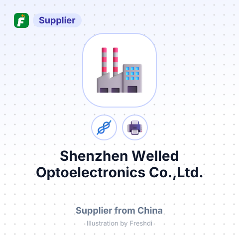 Shenzhen Welled Optoelectronics Co.,Ltd. – summary card, no photo uploaded yet