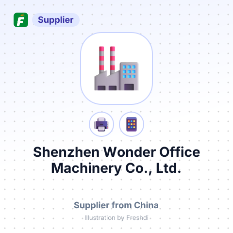Shenzhen Wonder Office Machinery Co., Ltd. – summary card, no photo uploaded yet