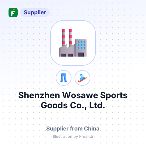 Shenzhen Wosawe Sports Goods Co., Ltd. – summary card, no photo uploaded yet