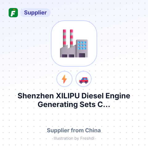 Shenzhen XILIPU Diesel Engine Generating Sets C... – summary card, no photo uploaded yet