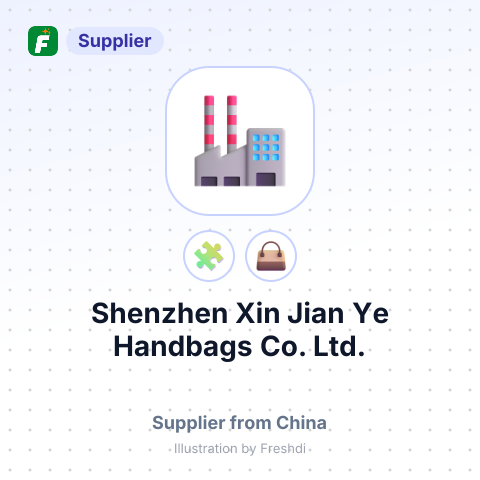 Shenzhen Xin Jian Ye Handbags Co., Ltd. – summary card, no photo uploaded yet