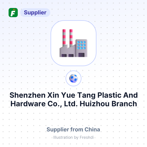 Shenzhen Xin Yue Tang Plastic And Hardware Co., Ltd. Huizhou Branch – summary card, no photo uploaded yet
