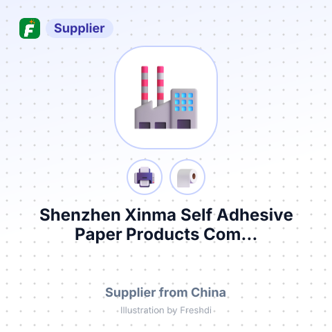 Shenzhen Xinma Self Adhesive Paper Products Com... – summary card, no photo uploaded yet