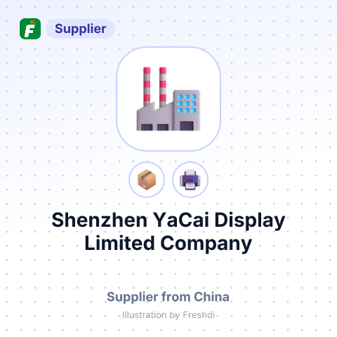 Shenzhen YaCai Display Limited Company – summary card, no photo uploaded yet