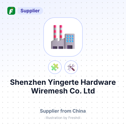 Shenzhen Yingerte Hardware Wiremesh Co.,Ltd – summary card, no photo uploaded yet
