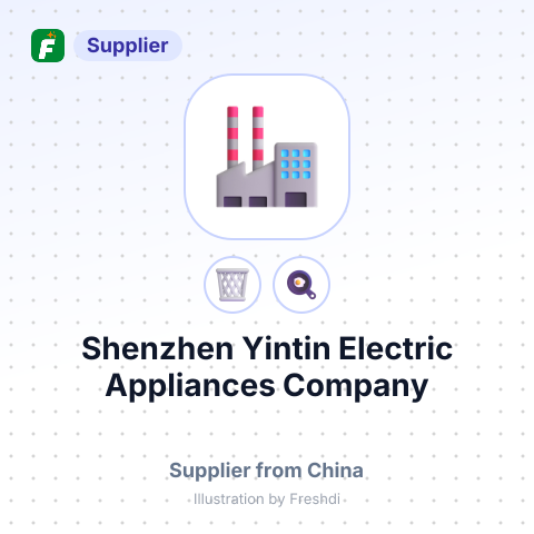 Shenzhen Yintin Electric Appliances Company Limited – summary card, no photo uploaded yet