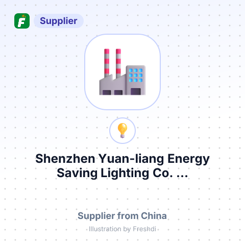 Shenzhen Yuan-liang Energy Saving Lighting Co.,... – summary card, no photo uploaded yet