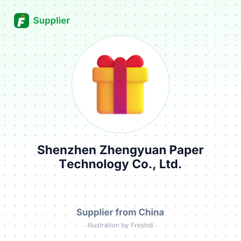 Shenzhen Zhengyuan Paper Technology Co., Ltd. – summary card, no photo uploaded yet