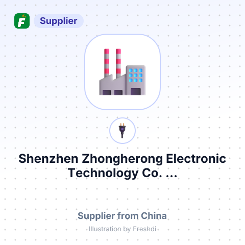 Shenzhen Zhongherong Electronic Technology Co.,... – summary card, no photo uploaded yet