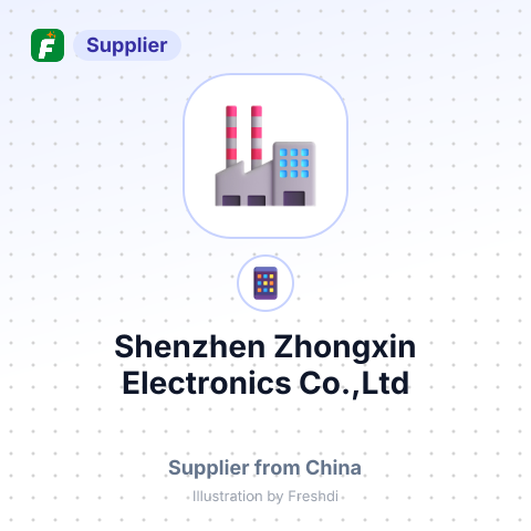 Shenzhen Zhongxin Electronics Co.,Ltd – summary card, no photo uploaded yet