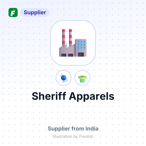 Sheriff Apparels – summary card, no photo uploaded yet
